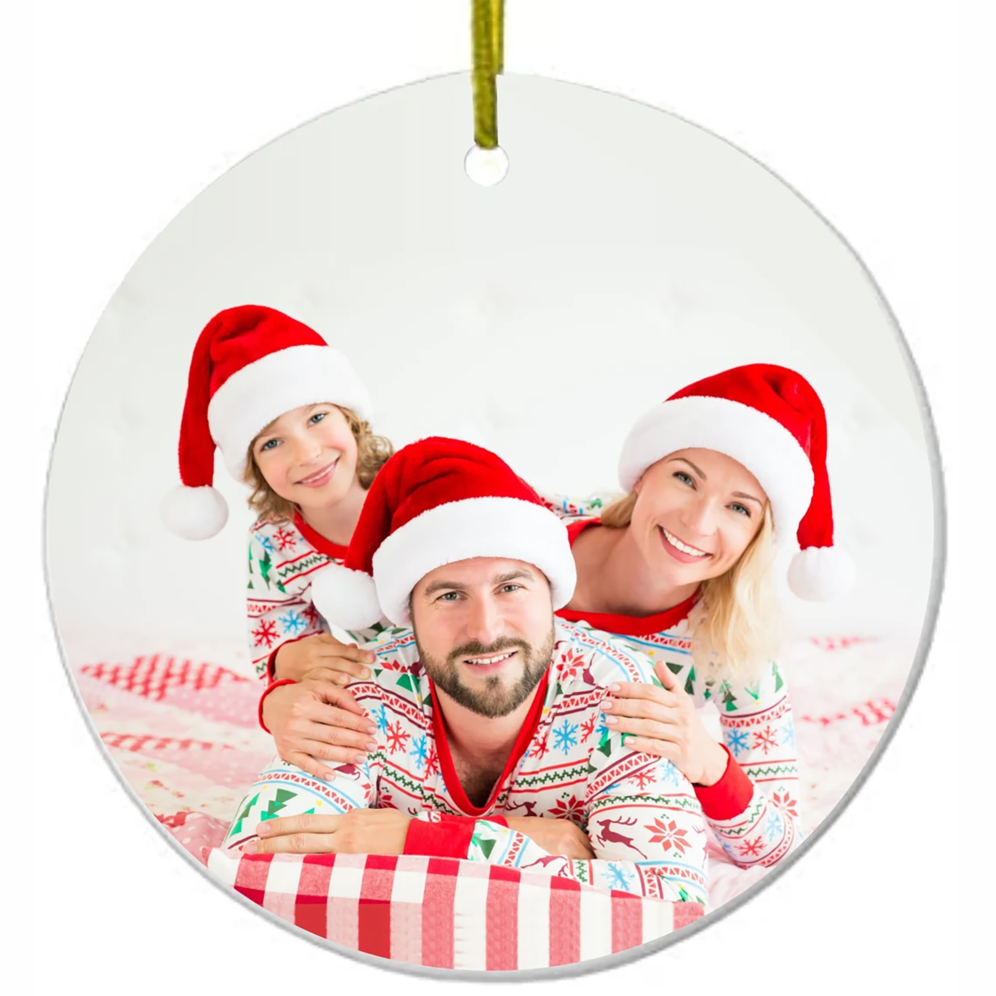Personalized Photo Ornament Family Ornament With Picture Christmas Tree Decoration